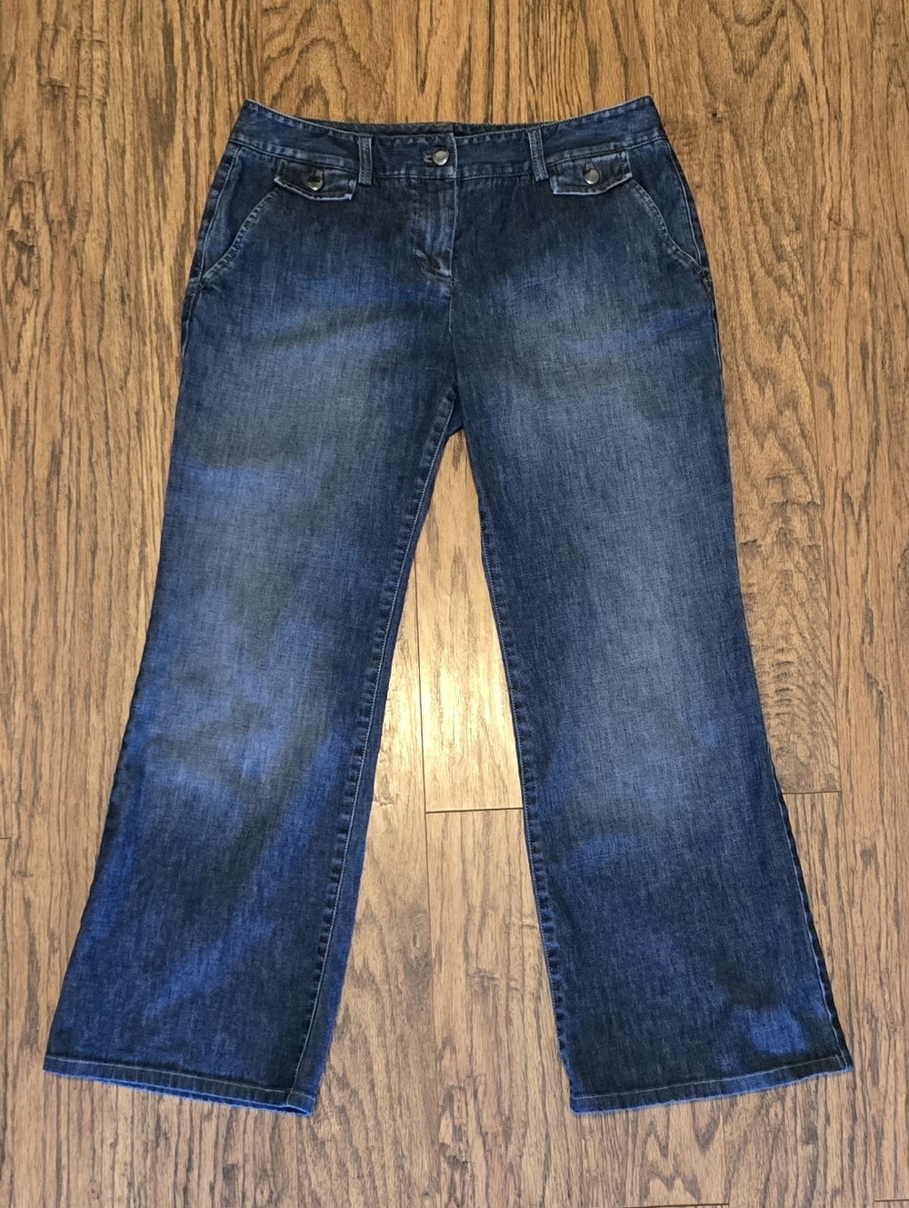 Ann Taylor Wide Leg Ankle Jeans EUC - Women's Size 8